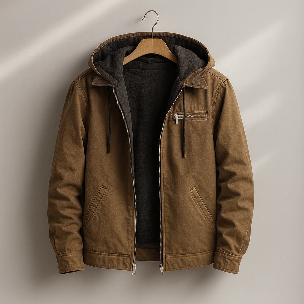 FLEECE-LINED JACKET FOR MEN