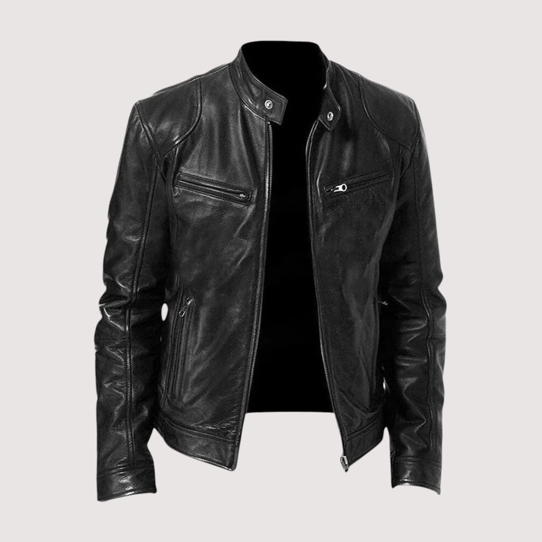 FAUX LEATHER JACKET FOR MEN