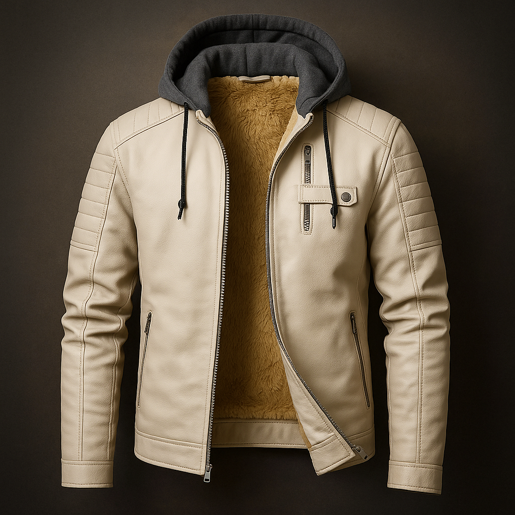 ELEGANT AND REFINED HOODED JACKET FOR MEN