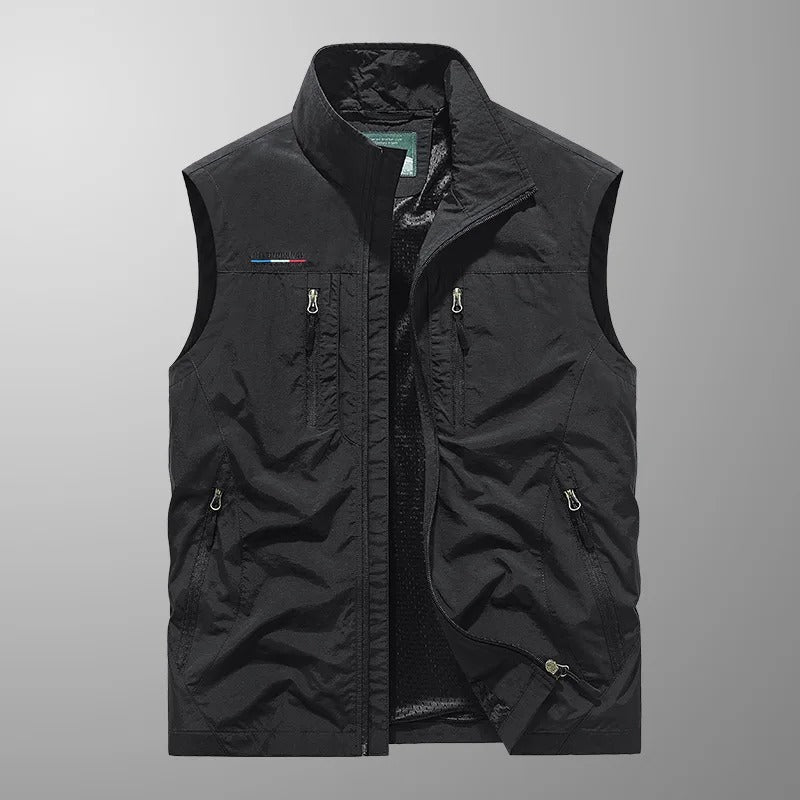 BREATHABLE CARGO VEST FOR MEN