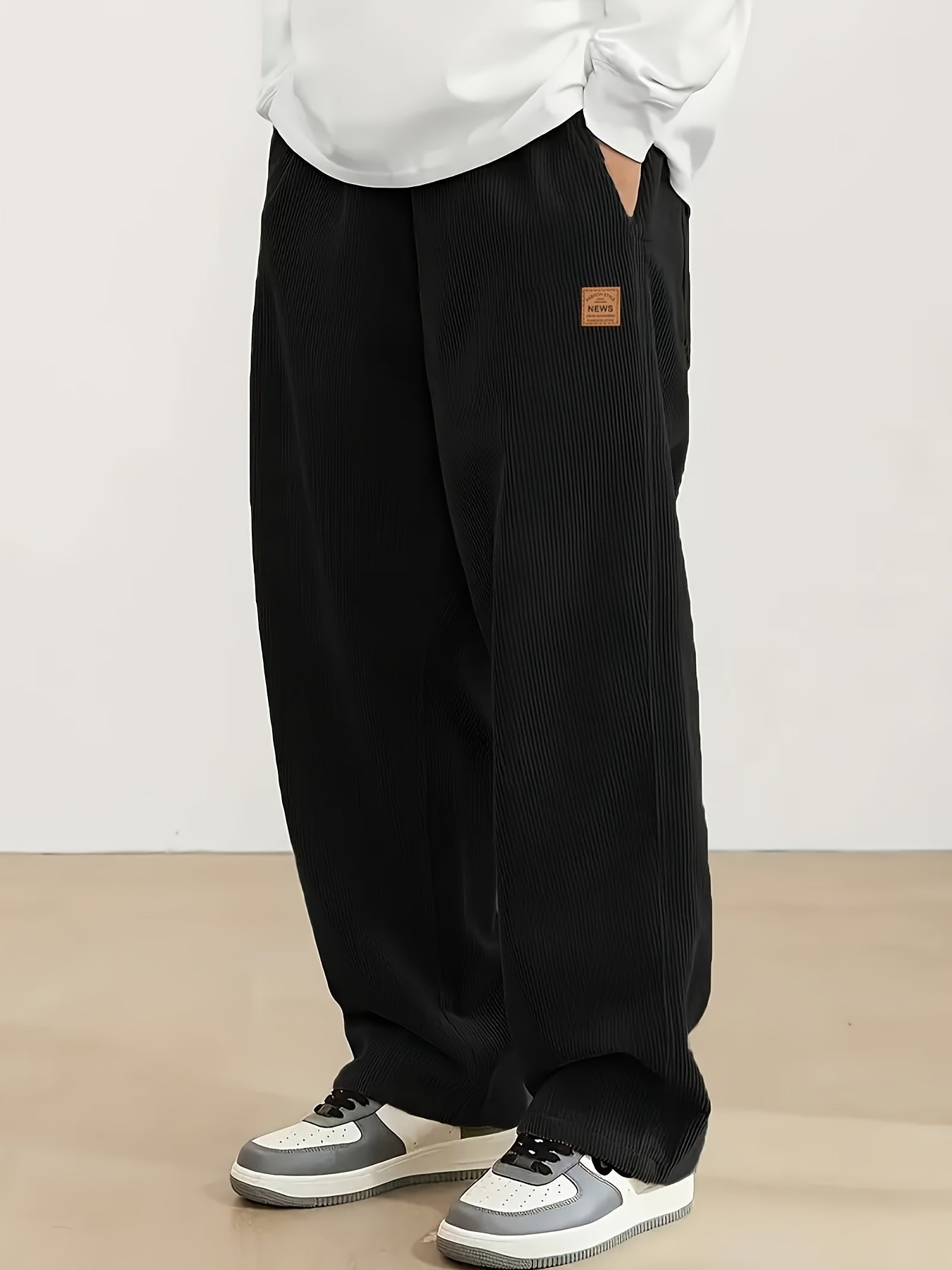 CORDUROY DRAWSTRING TROUSERS FOR MEN