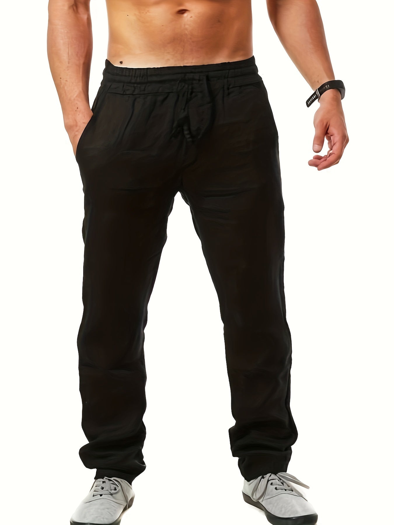 LOOSE STRAIGHT TROUSERS FOR MEN