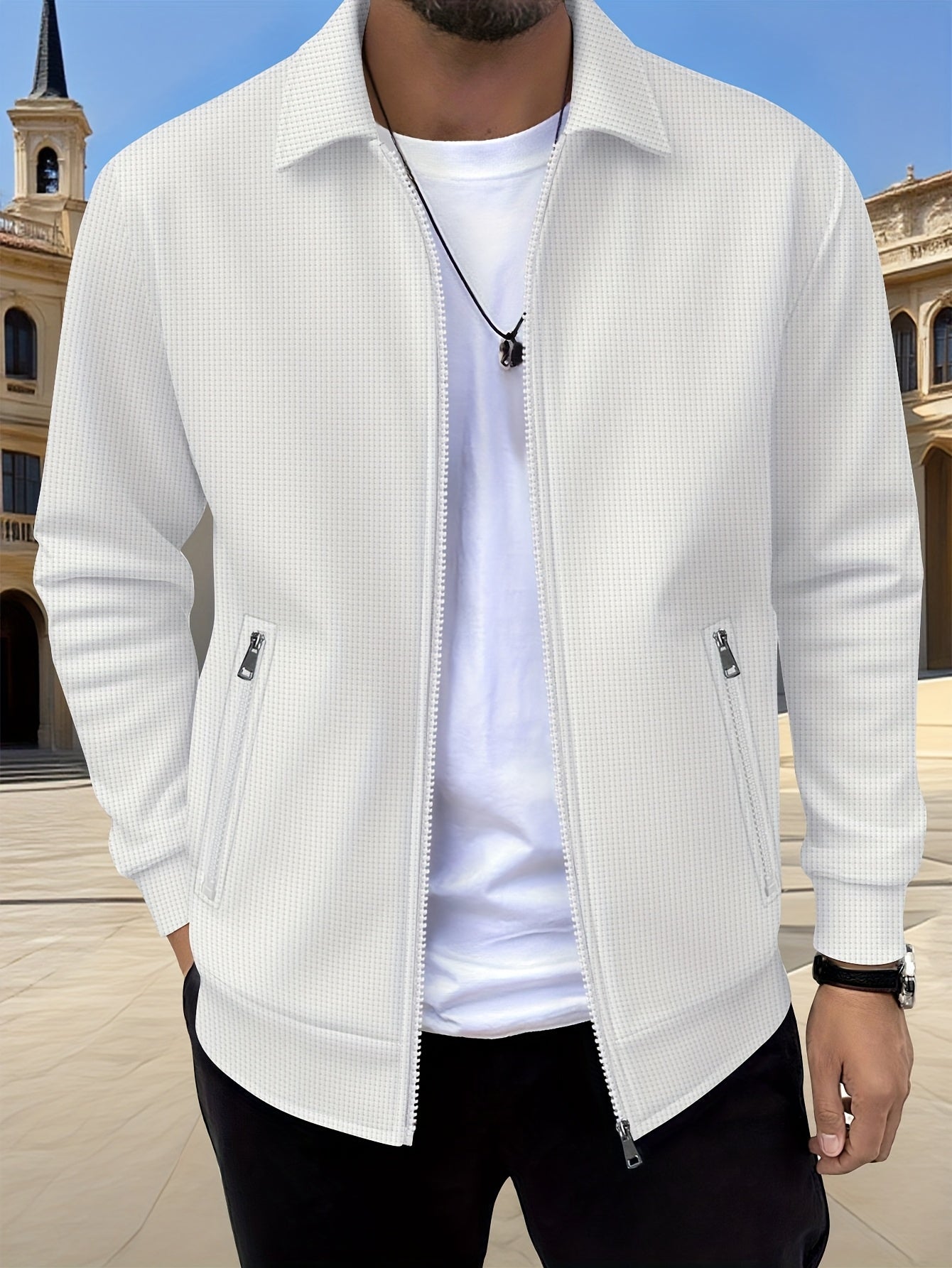 ZIPPER SPORTS JACKET FOR MEN