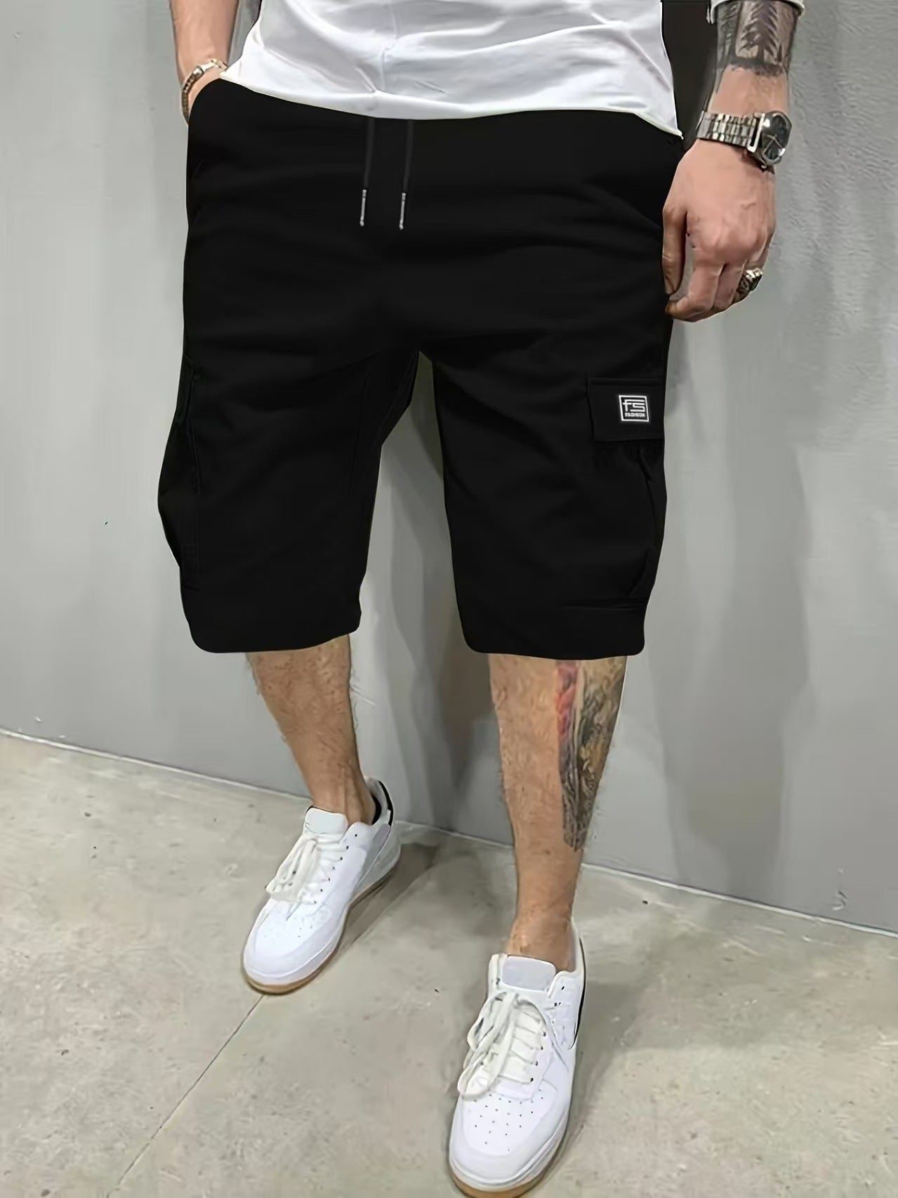 RELAXED CARGO SHORTS FOR MEN