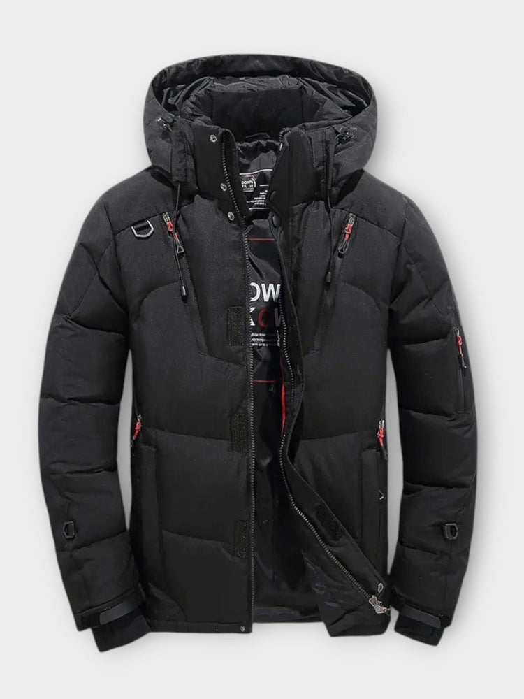 SOLID WINTER JACKET FOR MEN