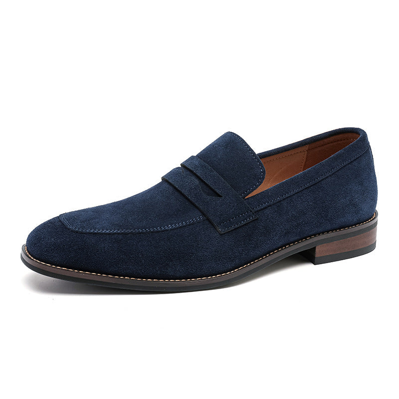 NUBUCK LOAFERS FOR MEN