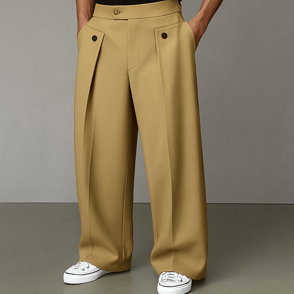WIDE-LEG TROUSERS FOR MEN