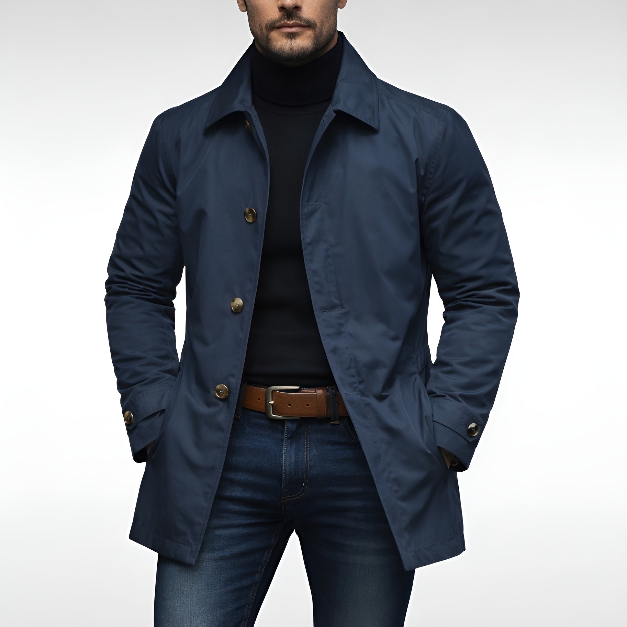 STRUCTURED COAT FOR MEN