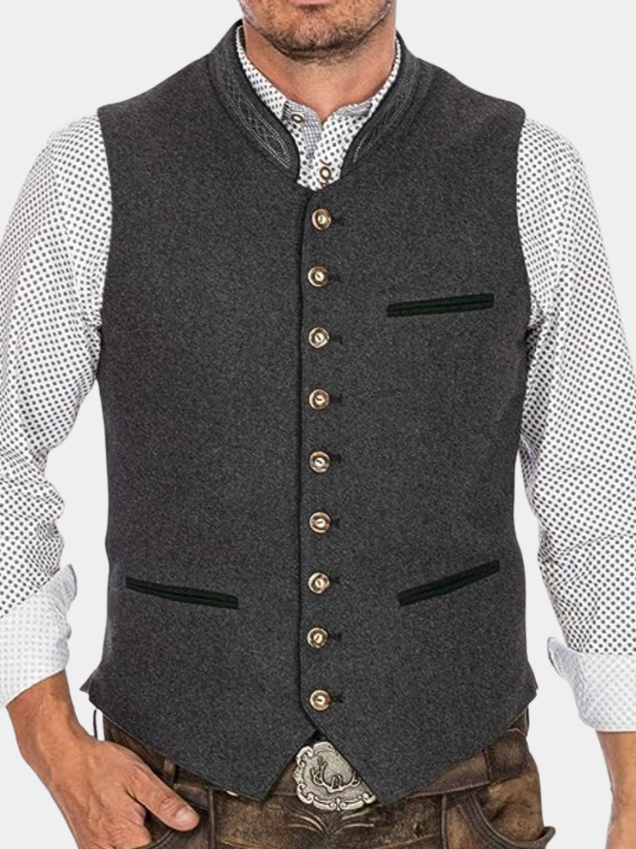 SLIM TRACHTEN VEST FOR MEN