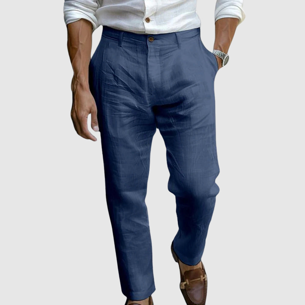 LIGHTWEIGHT TAILORED TROUSERS FOR MEN