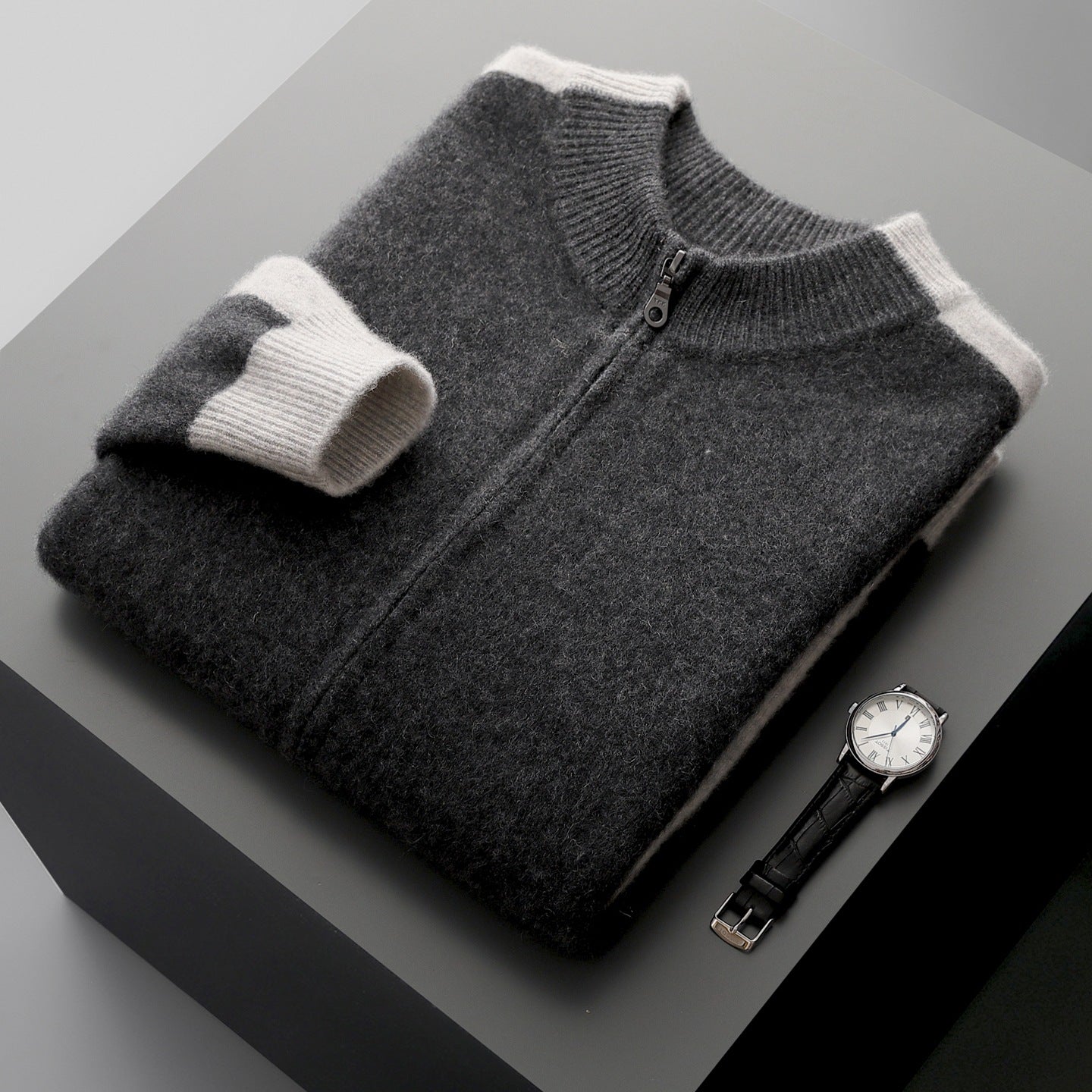 MERINO WOOL JACKET FOR MEN