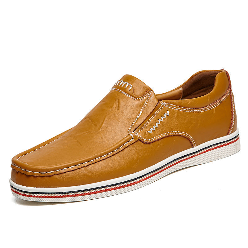 STITCHED SLIP-ON LOAFERS FOR MEN