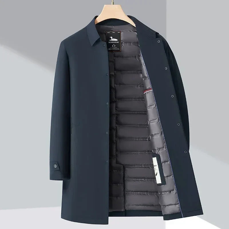 INSULATED TRENCH COAT FOR MEN
