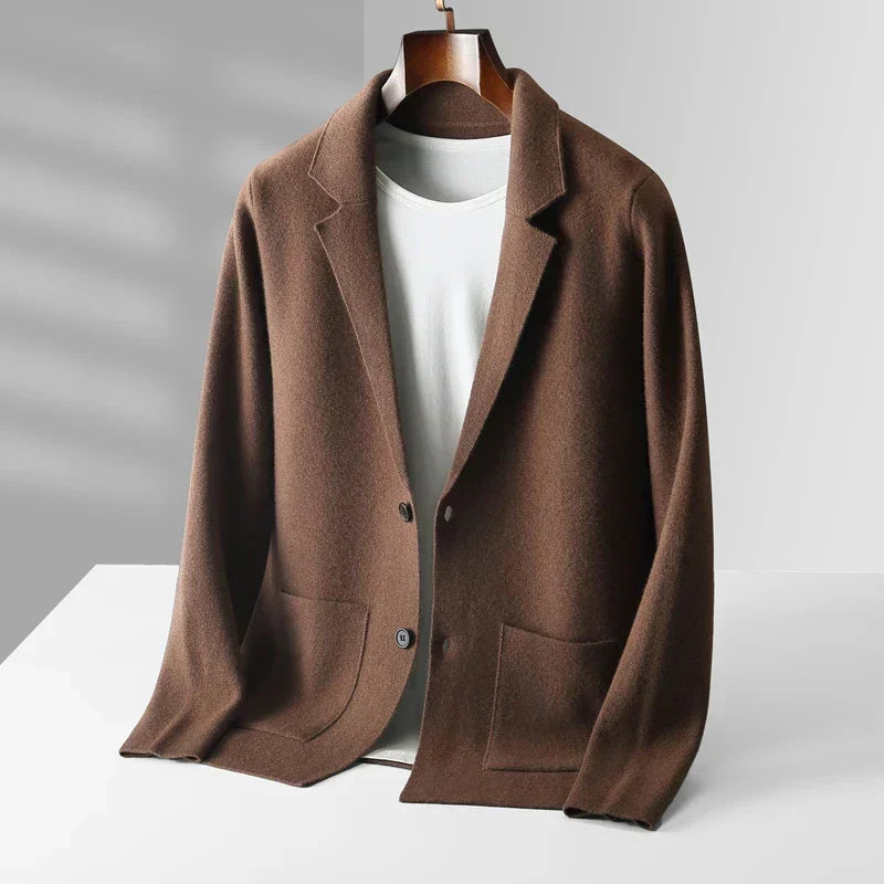 REFINED KNITTED CARDIGAN FOR MEN