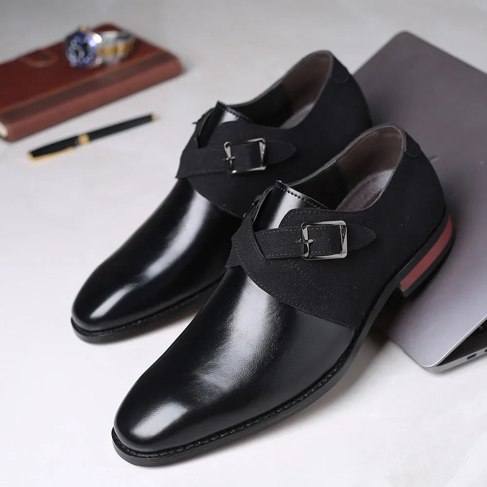 DOUBLE BUCKLE LOAFERS FOR MEN