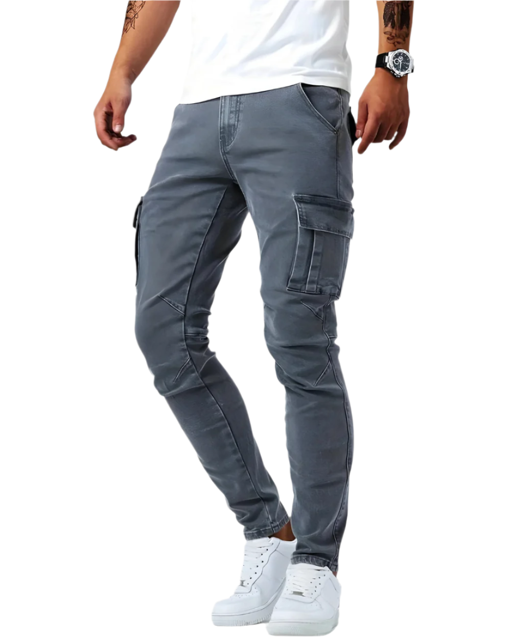 STRETCH CARGO TROUSER FOR MEN
