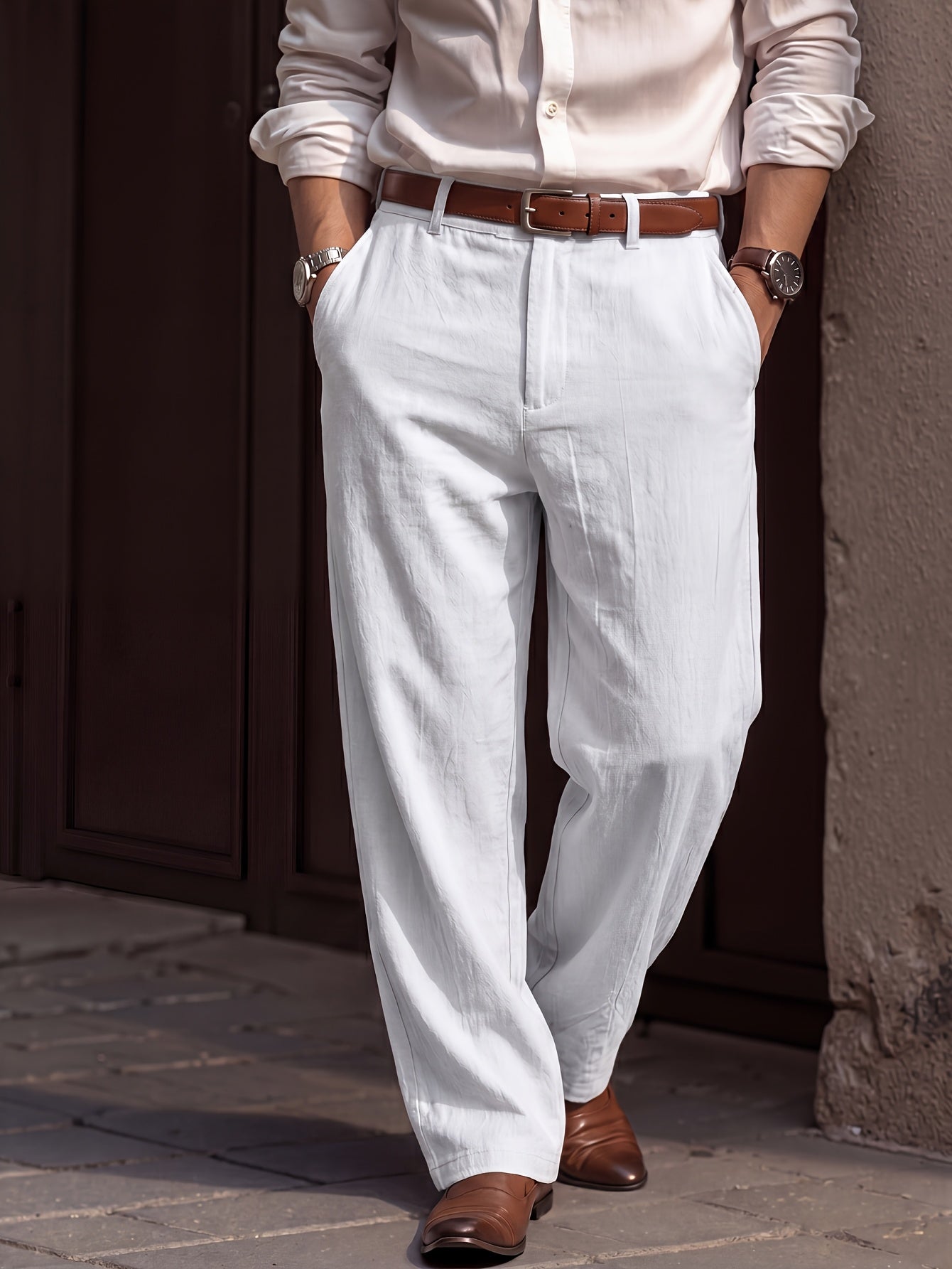 WOVEN TROUSERS FOR MEN