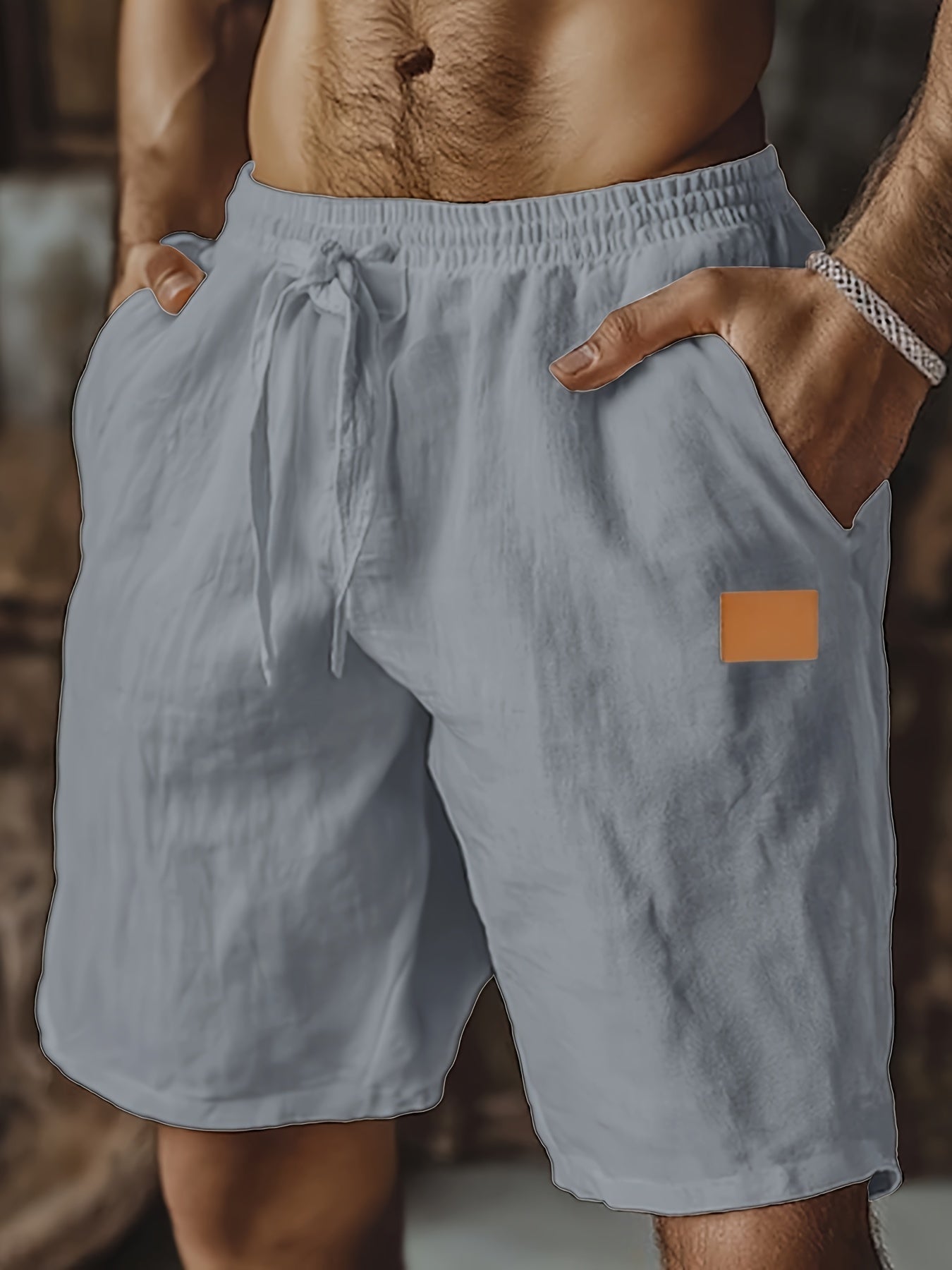 LINEN SHORTS FOR MEN