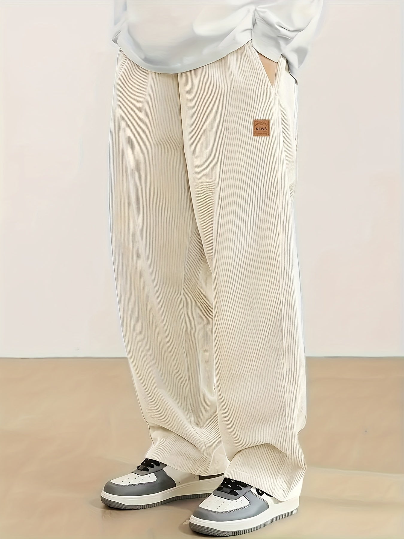 CORDUROY DRAWSTRING TROUSERS FOR MEN