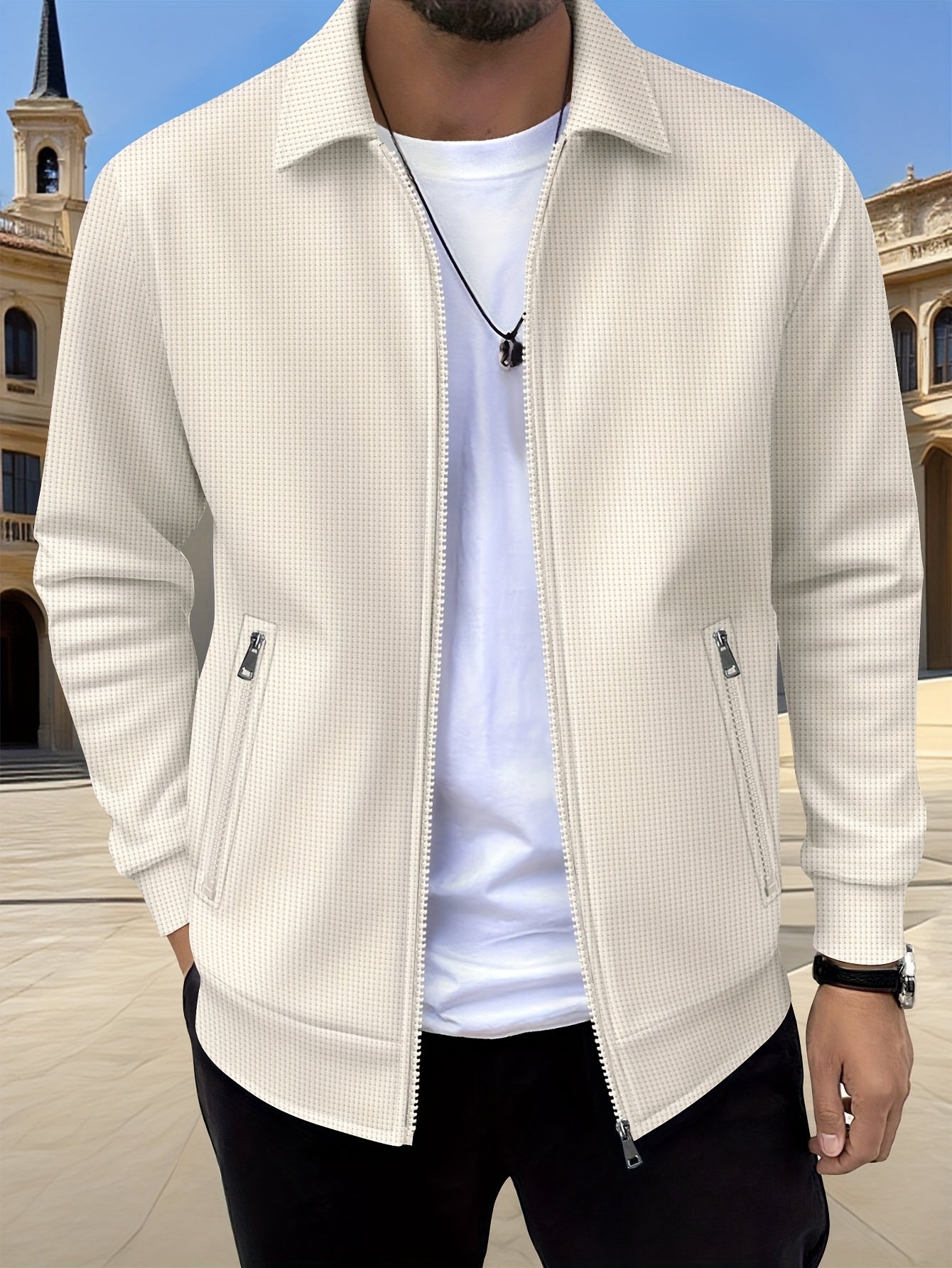 ZIPPER SPORTS JACKET FOR MEN