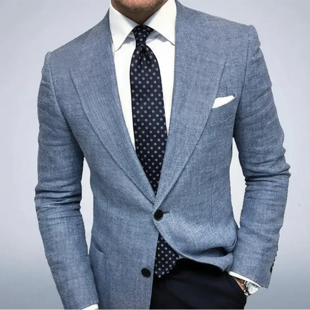 TEXTURED BLAZER JACKET FOR MEN