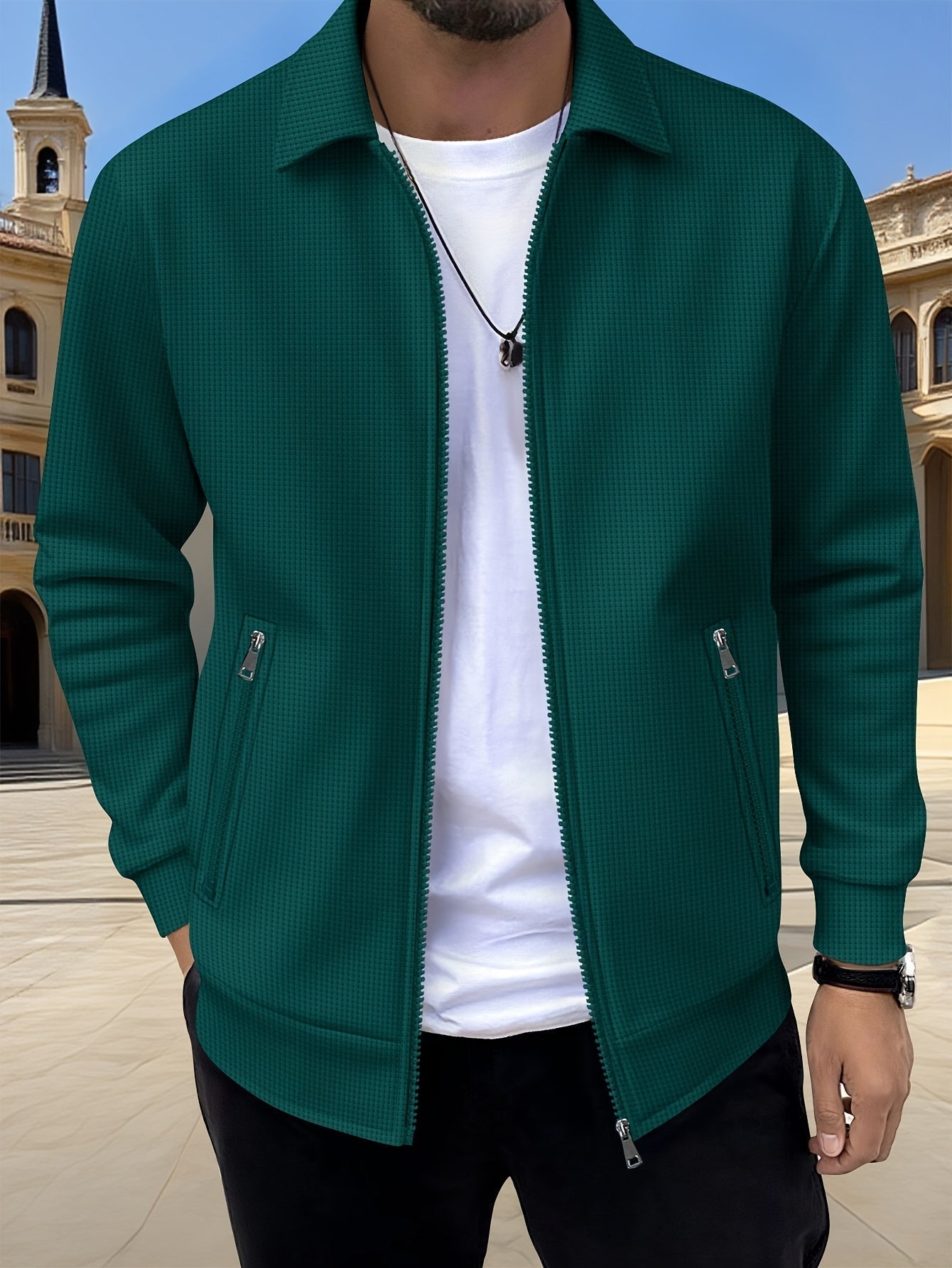 ZIPPER SPORTS JACKET FOR MEN