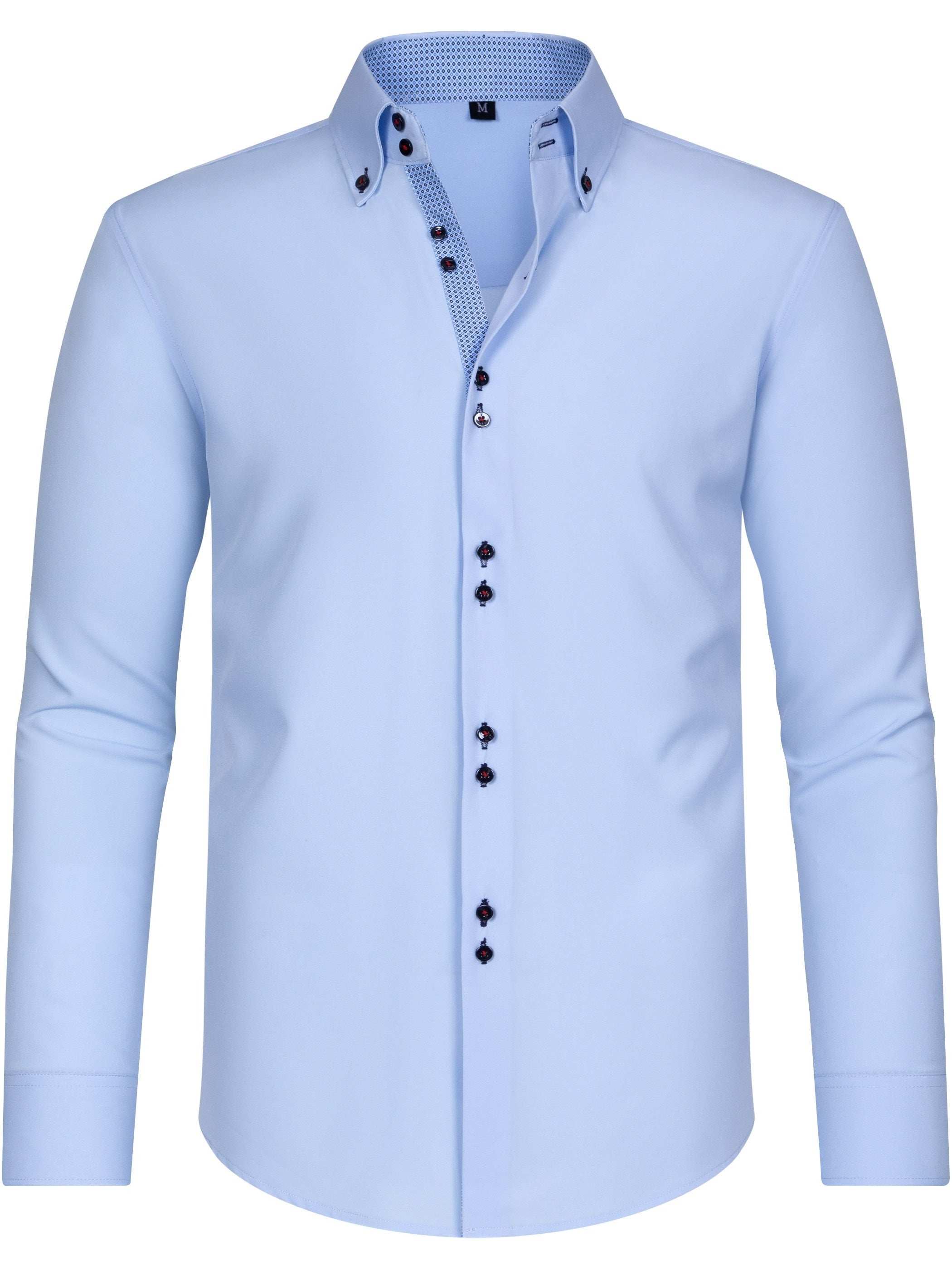 COLOR BLOCK DRESS SHIRT FOR MEN