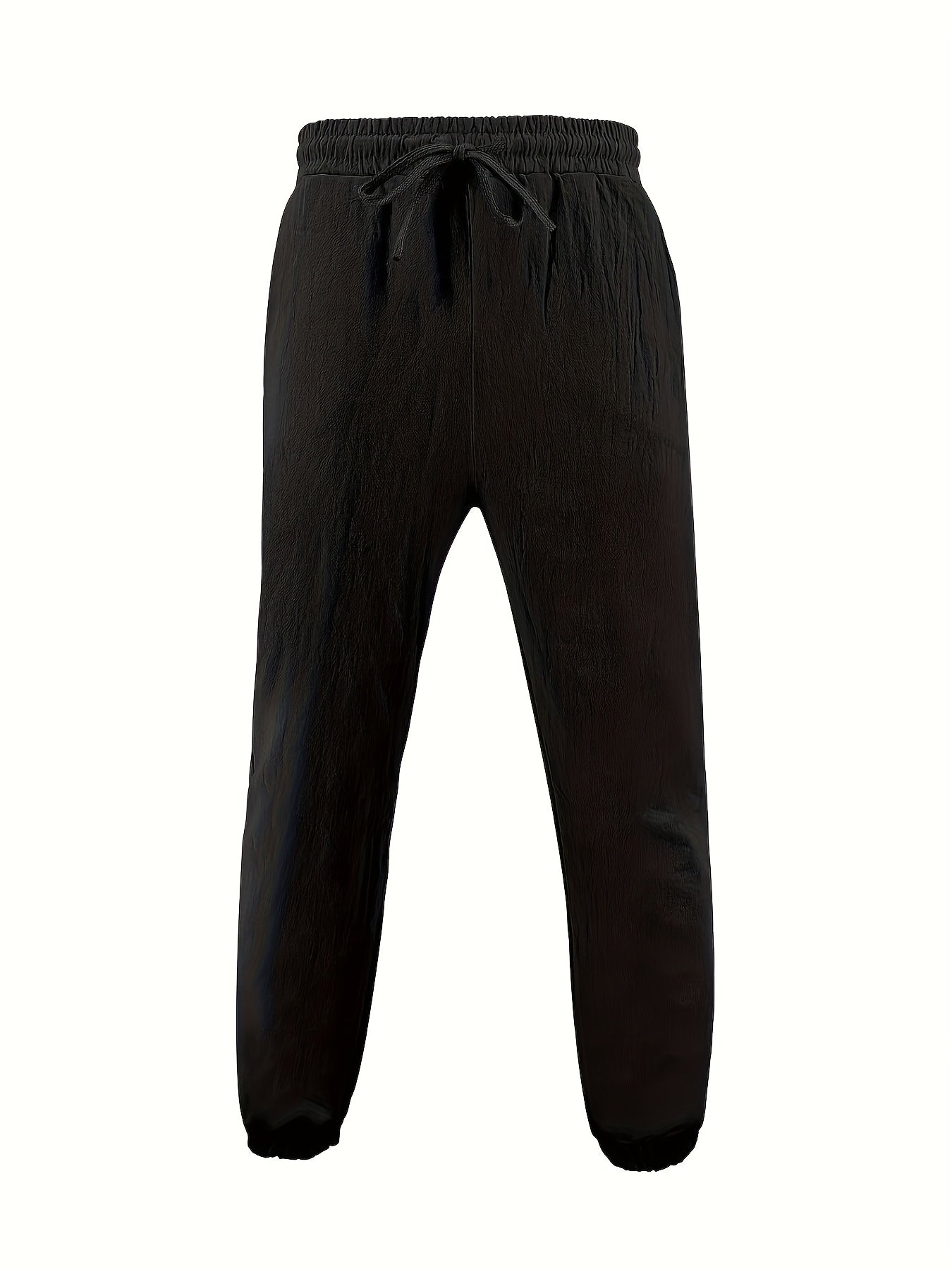 HIGH WAIST LINEN TROUSERS FOR MEN