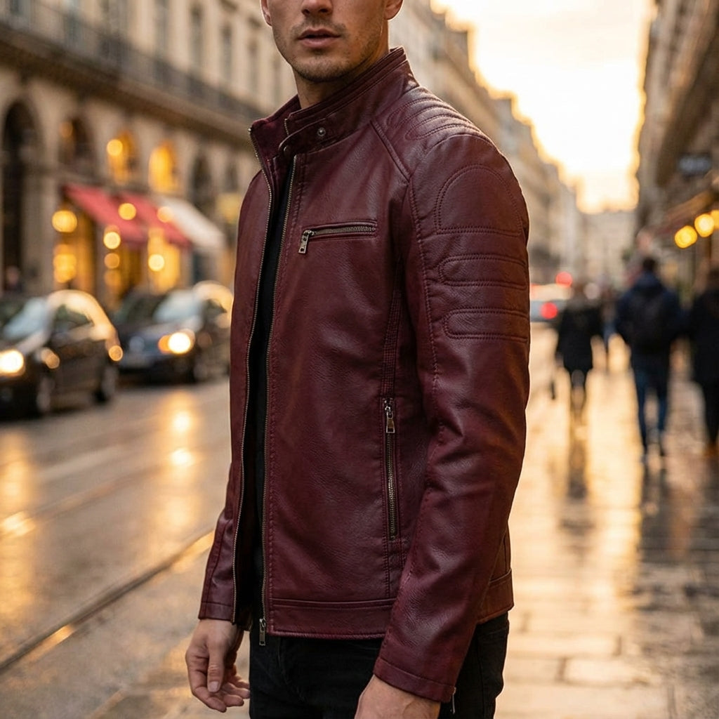 MOTO STYLE JACKET FOR MEN