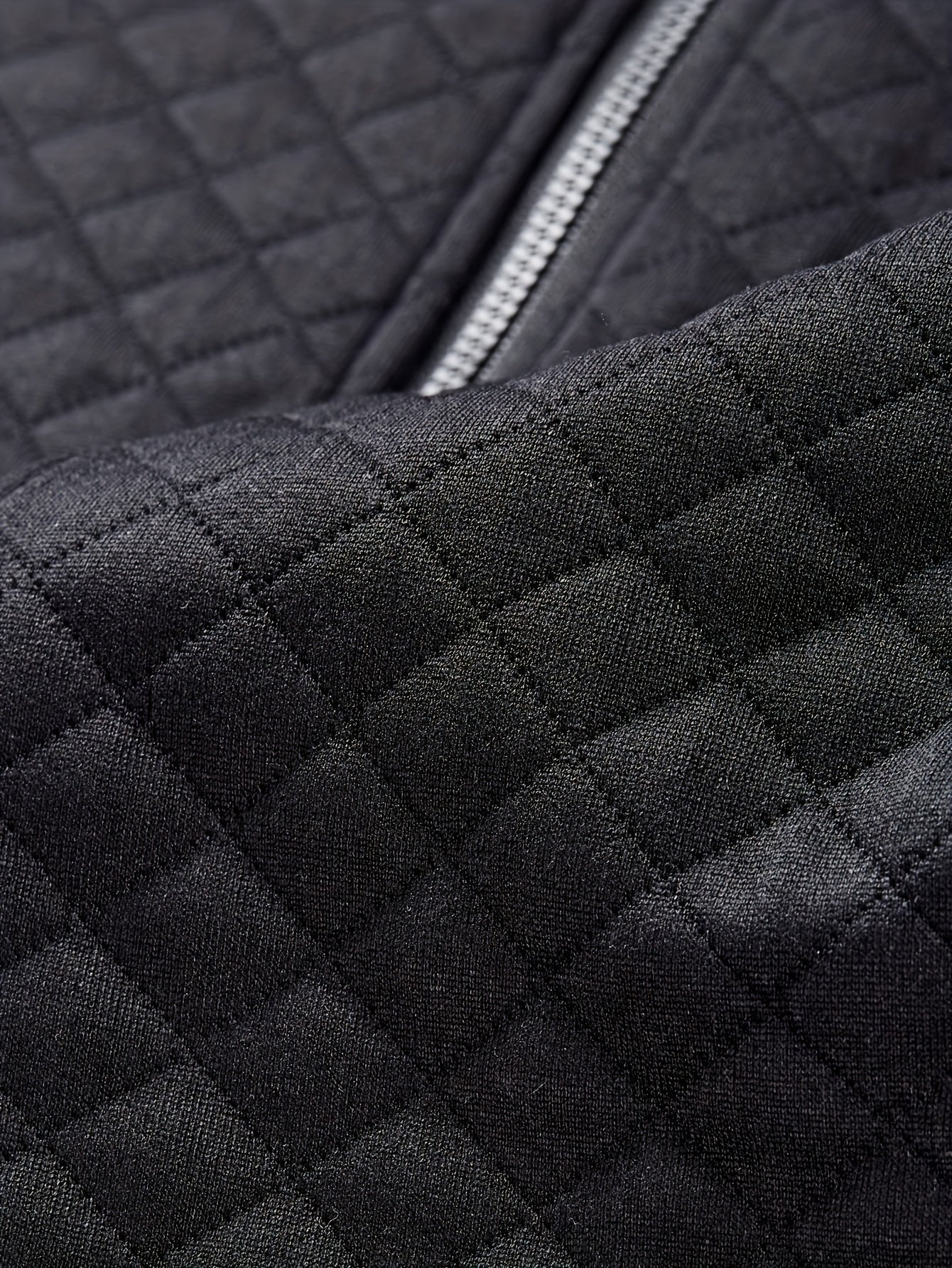 CHECKERED ZIPPER JACKET FOR MEN