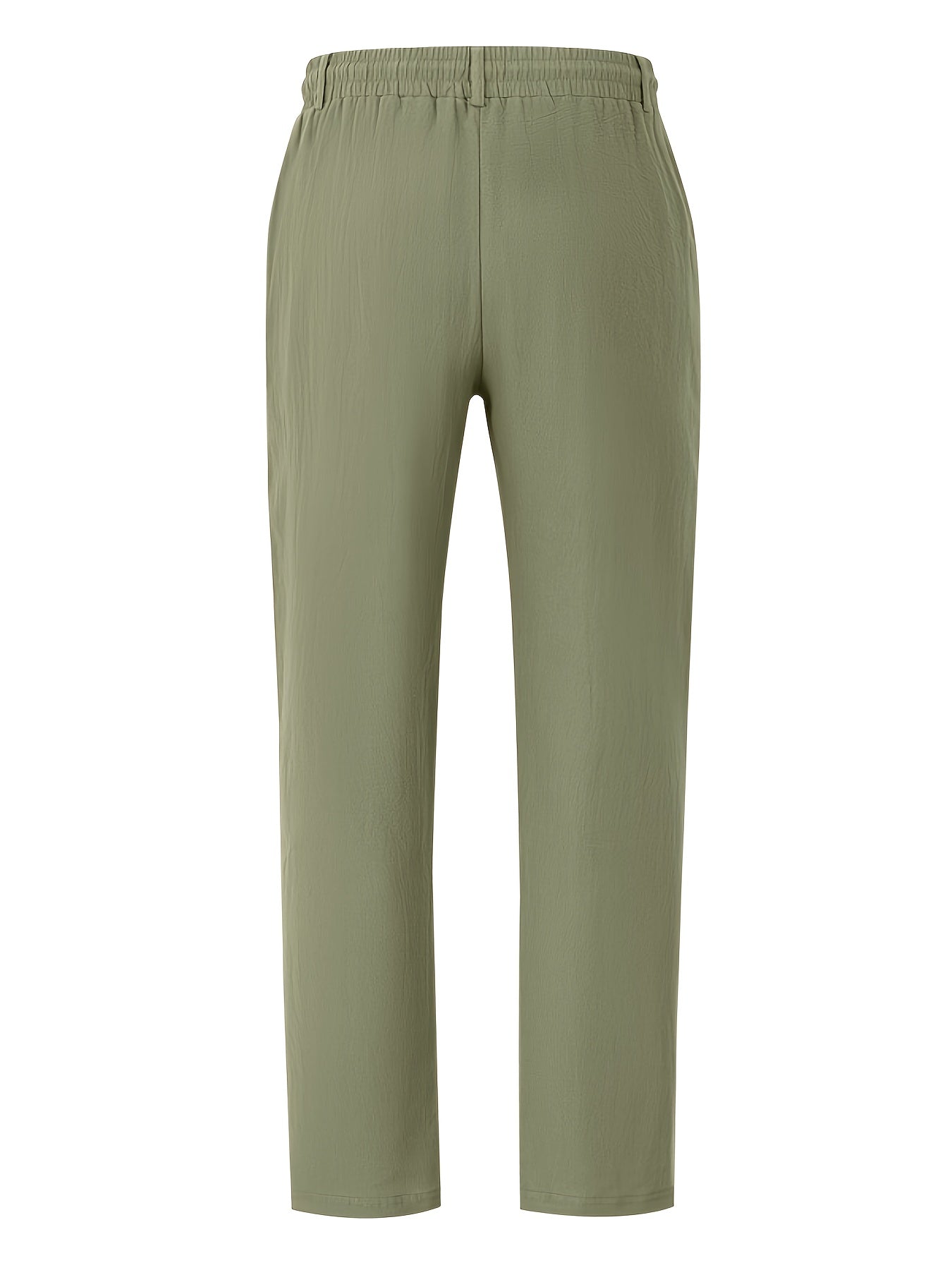 SOLID LINEN TROUSERS FOR MEN