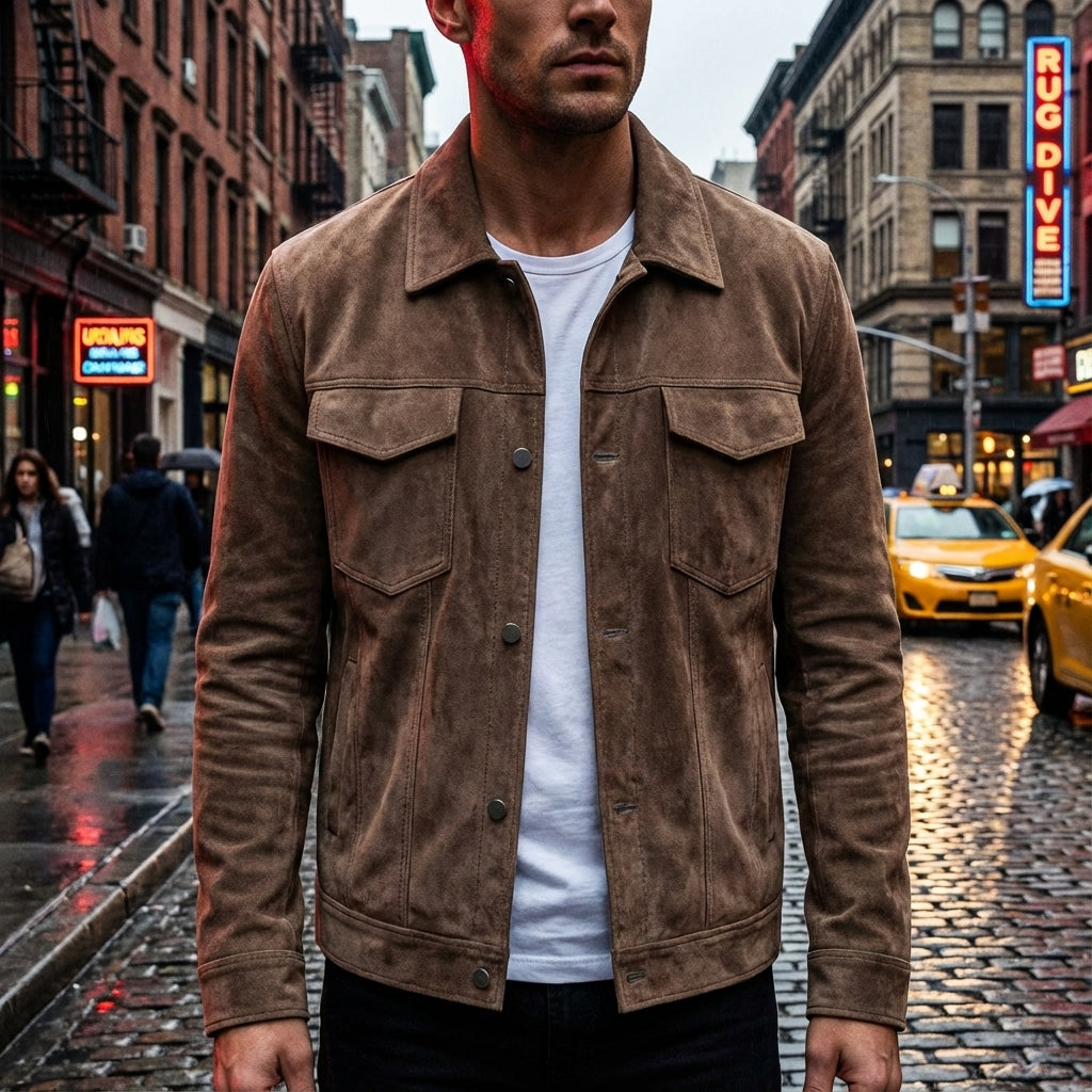 RETRO WORK JACKET FOR MEN