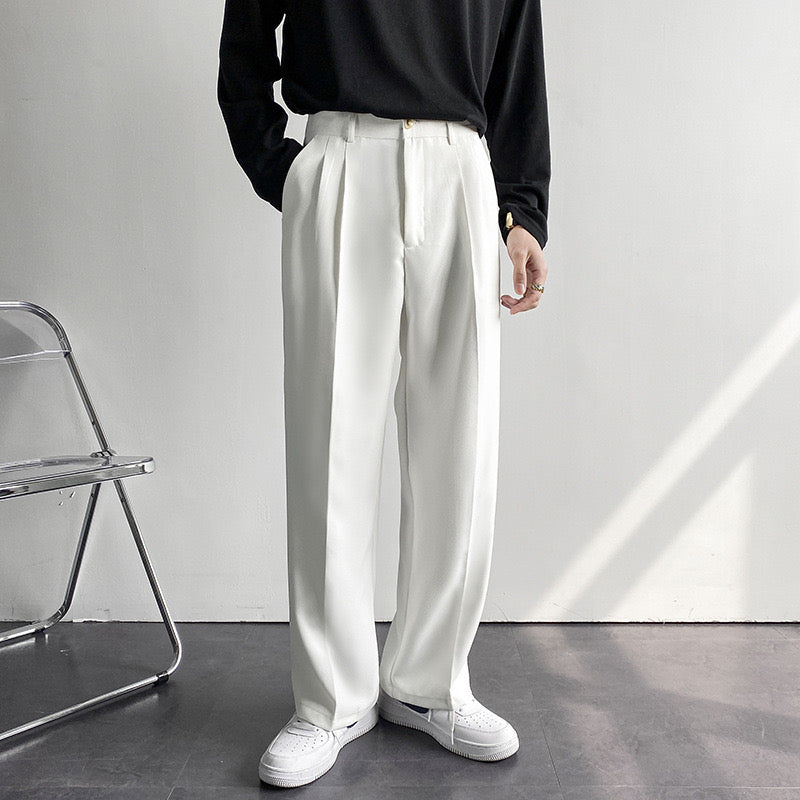 PLEATED FORMAL TROUSERS FOR MEN