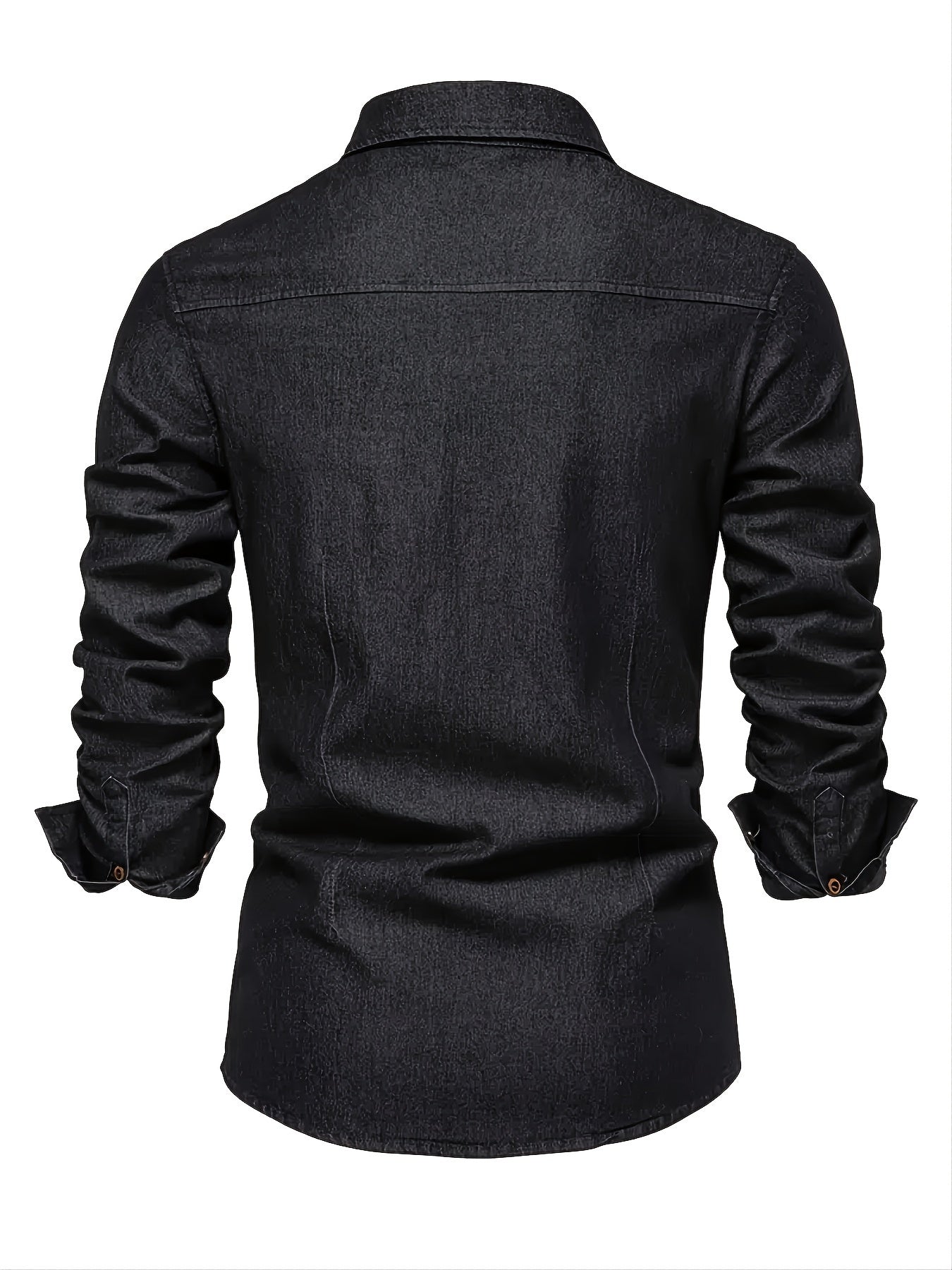 DENIM LONG-SLEEVED SHIRT FOR MEN