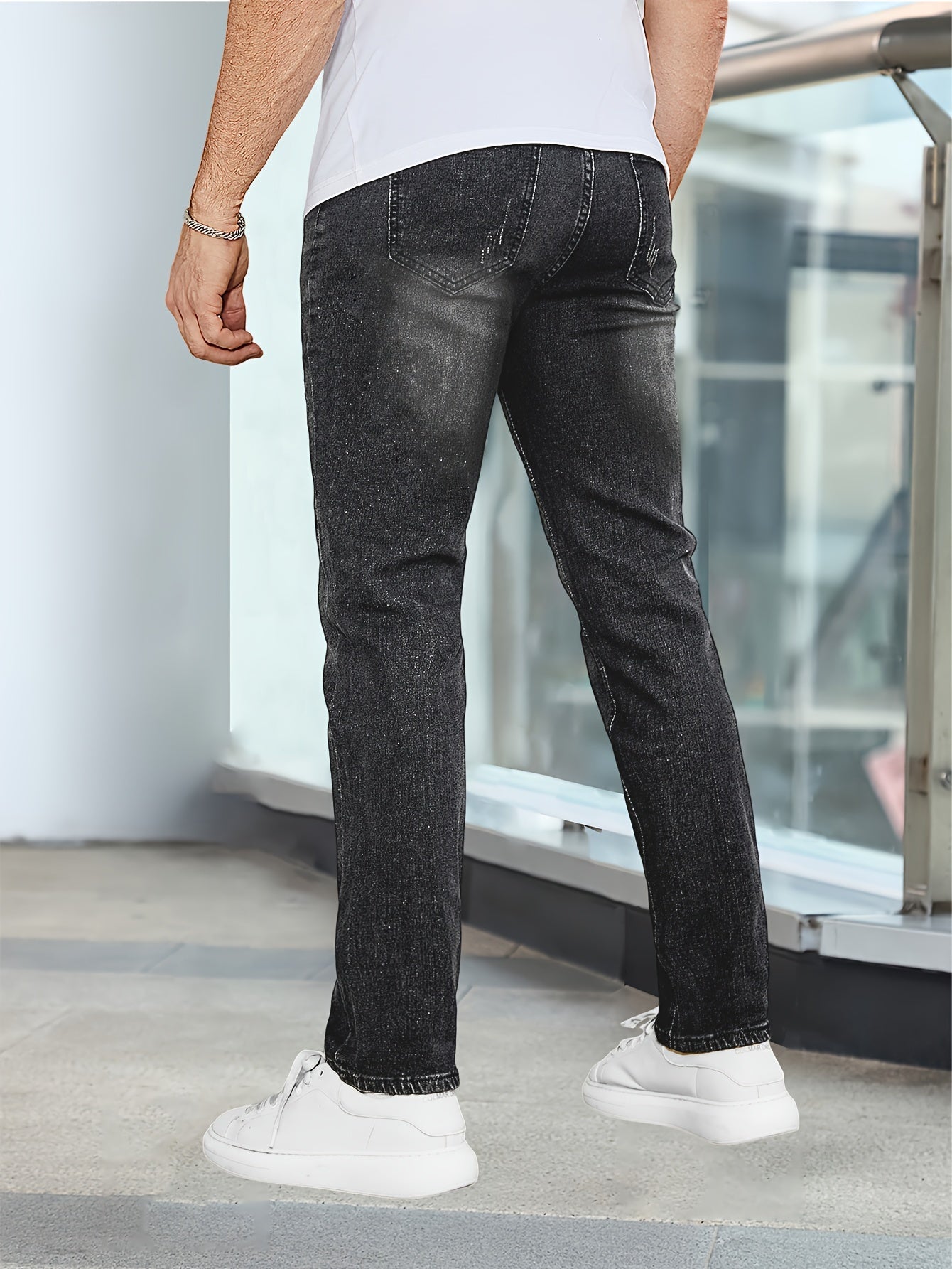 SLIM FIT DENIM JEANS FOR MEN