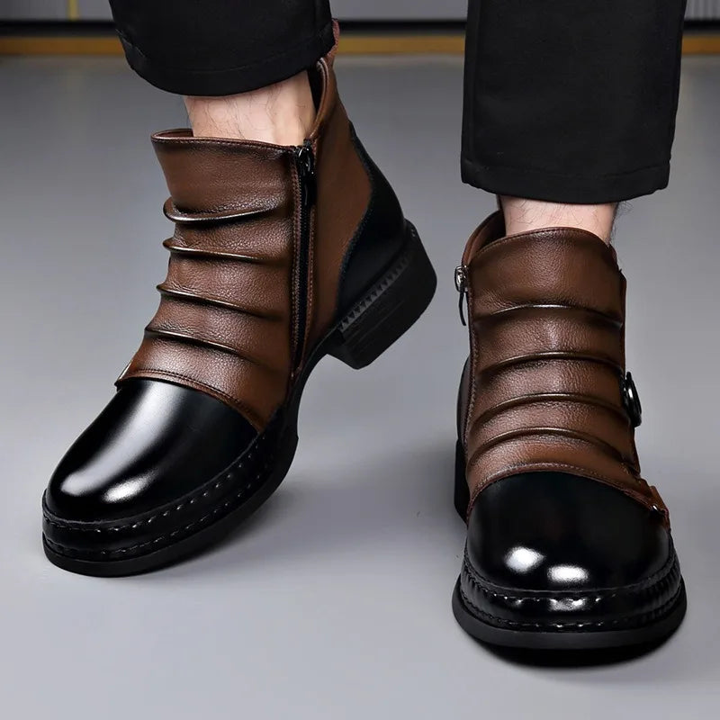 BUCKLE BOOTS FOR MEN
