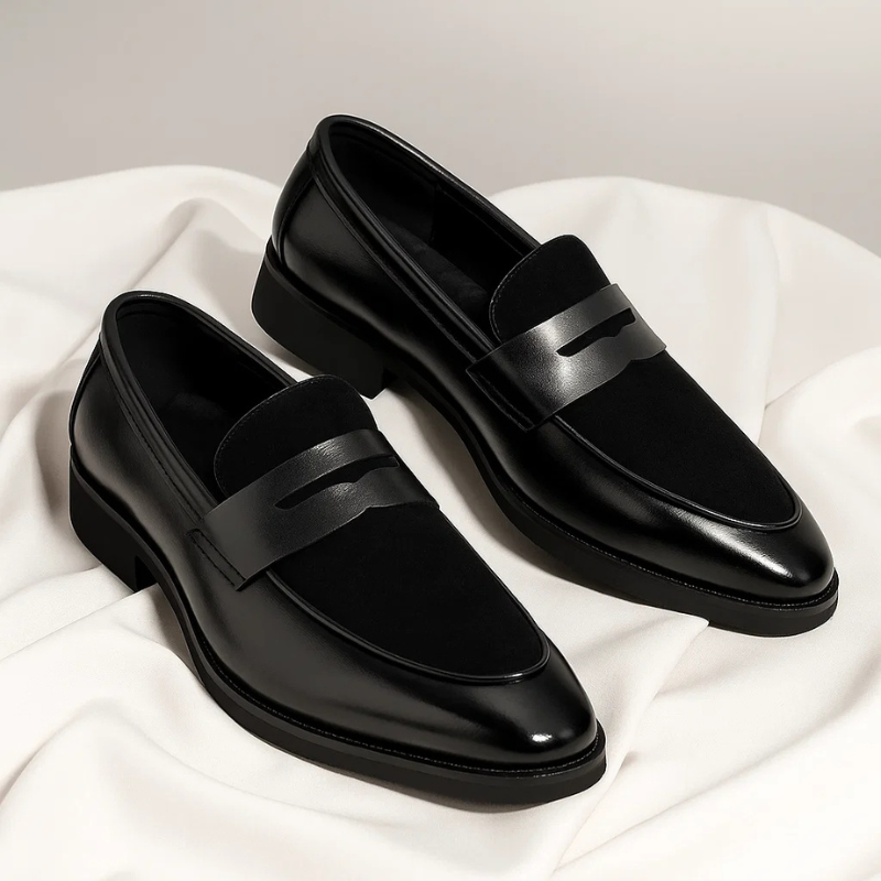 SUEDE PENNY LOAFERS FOR MEN