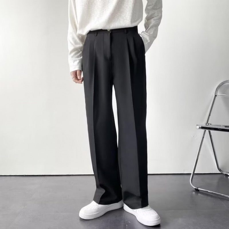 PLEATED FORMAL TROUSERS FOR MEN