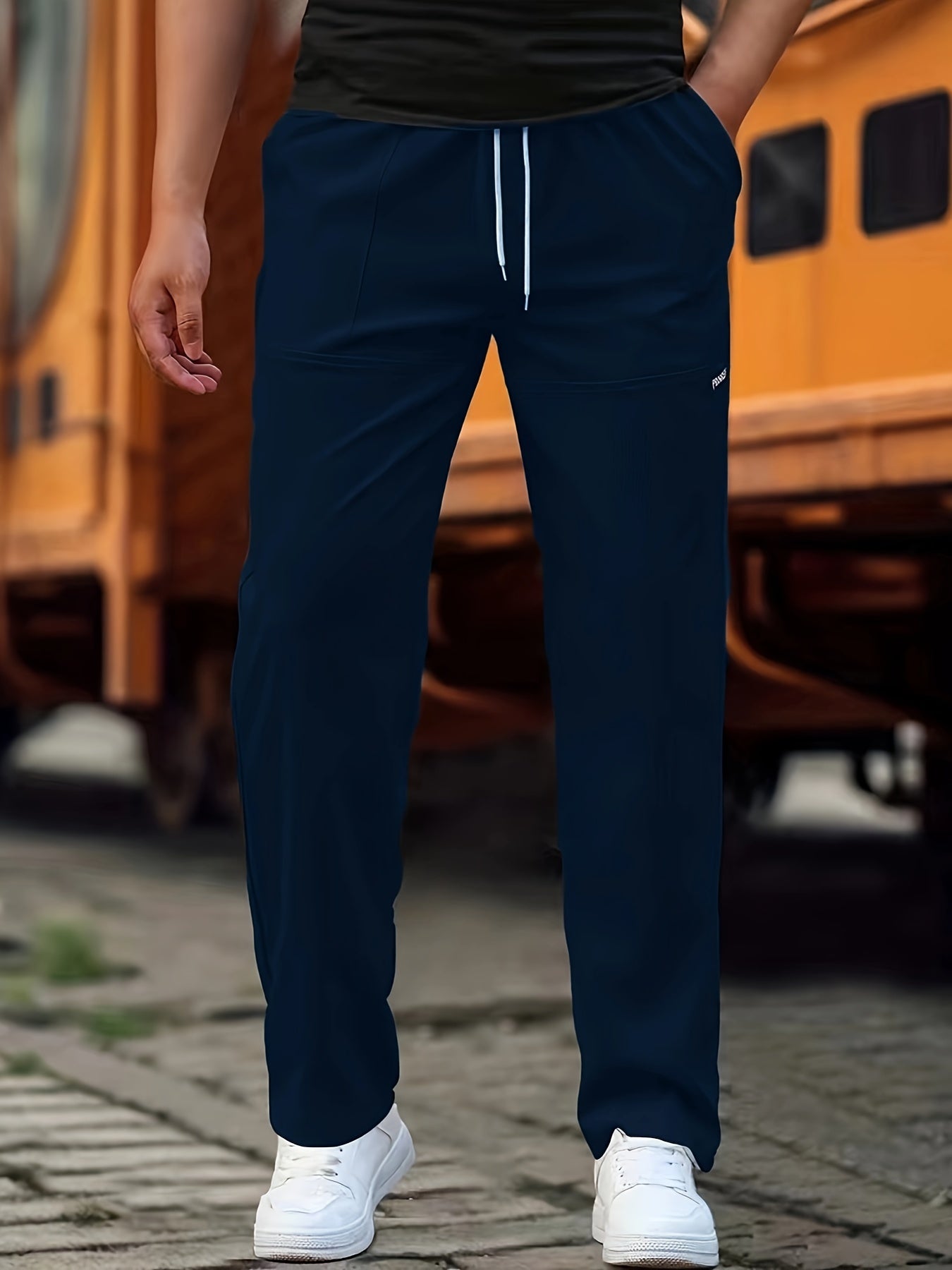 REGULAR STRETCH TROUSERS FOR MEN