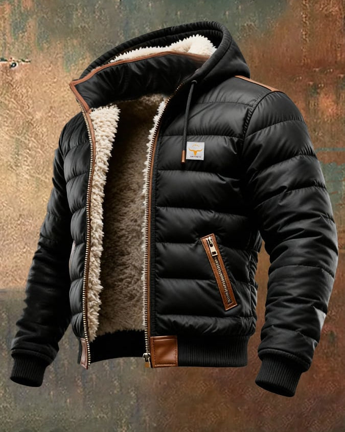 ELEGANT SHERPA QUILTED JACKET FOR MEN