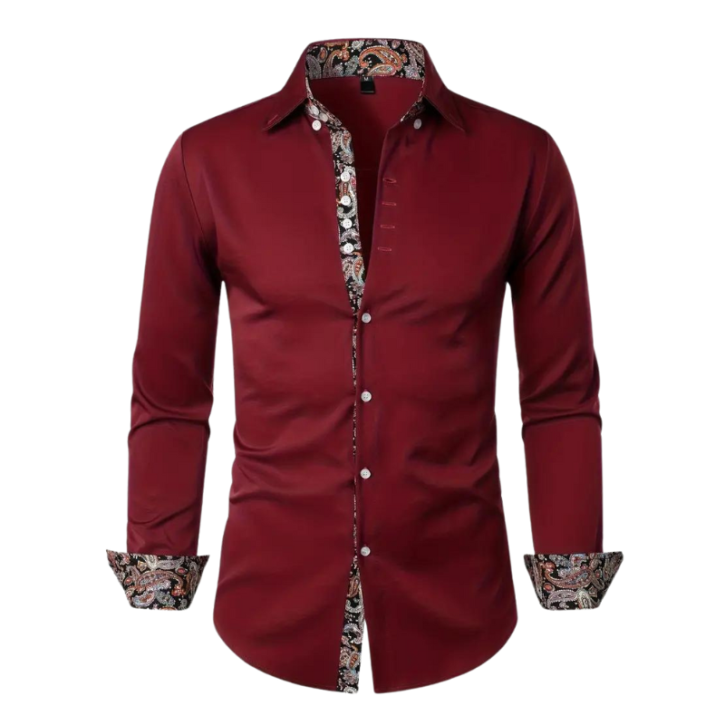 PAISLEY SLIM SHIRT FOR MEN