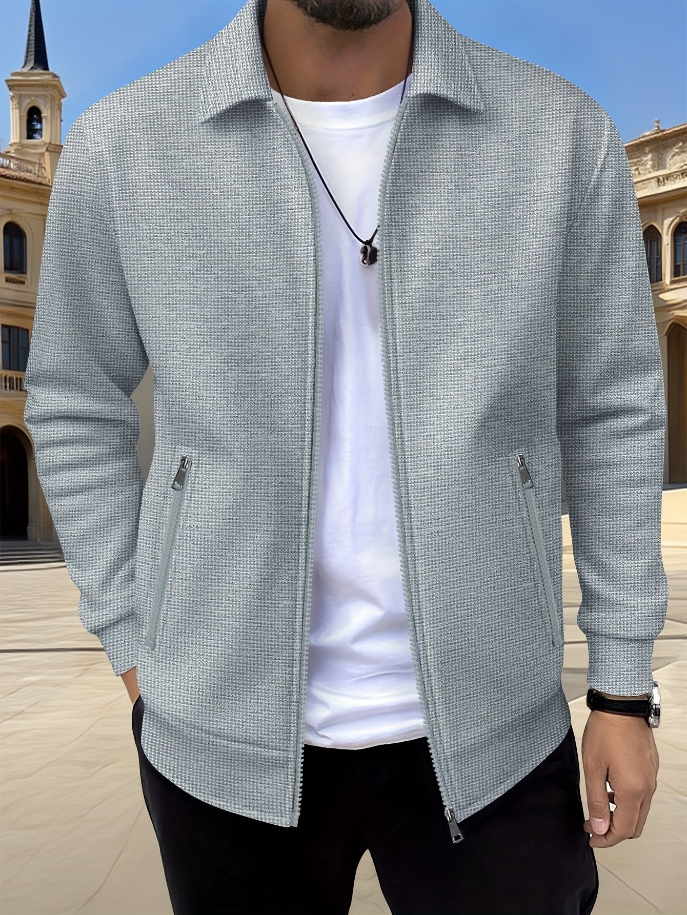 ZIPPER SPORTS JACKET FOR MEN