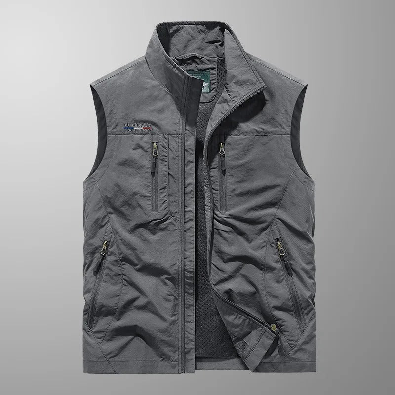 BREATHABLE CARGO VEST FOR MEN