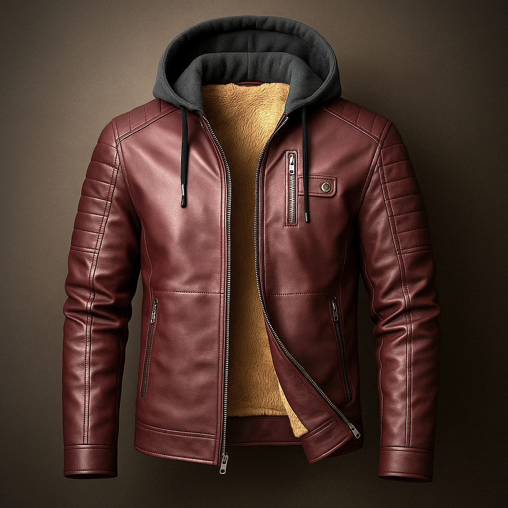ELEGANT AND REFINED HOODED JACKET FOR MEN