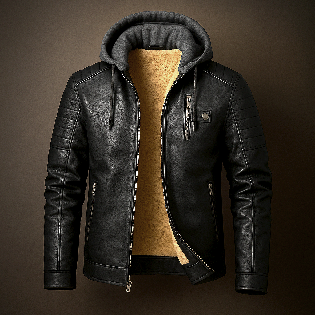 ELEGANT AND REFINED HOODED JACKET FOR MEN