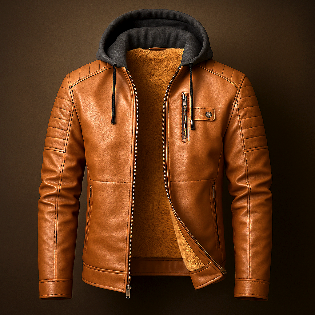 ELEGANT AND REFINED HOODED JACKET FOR MEN