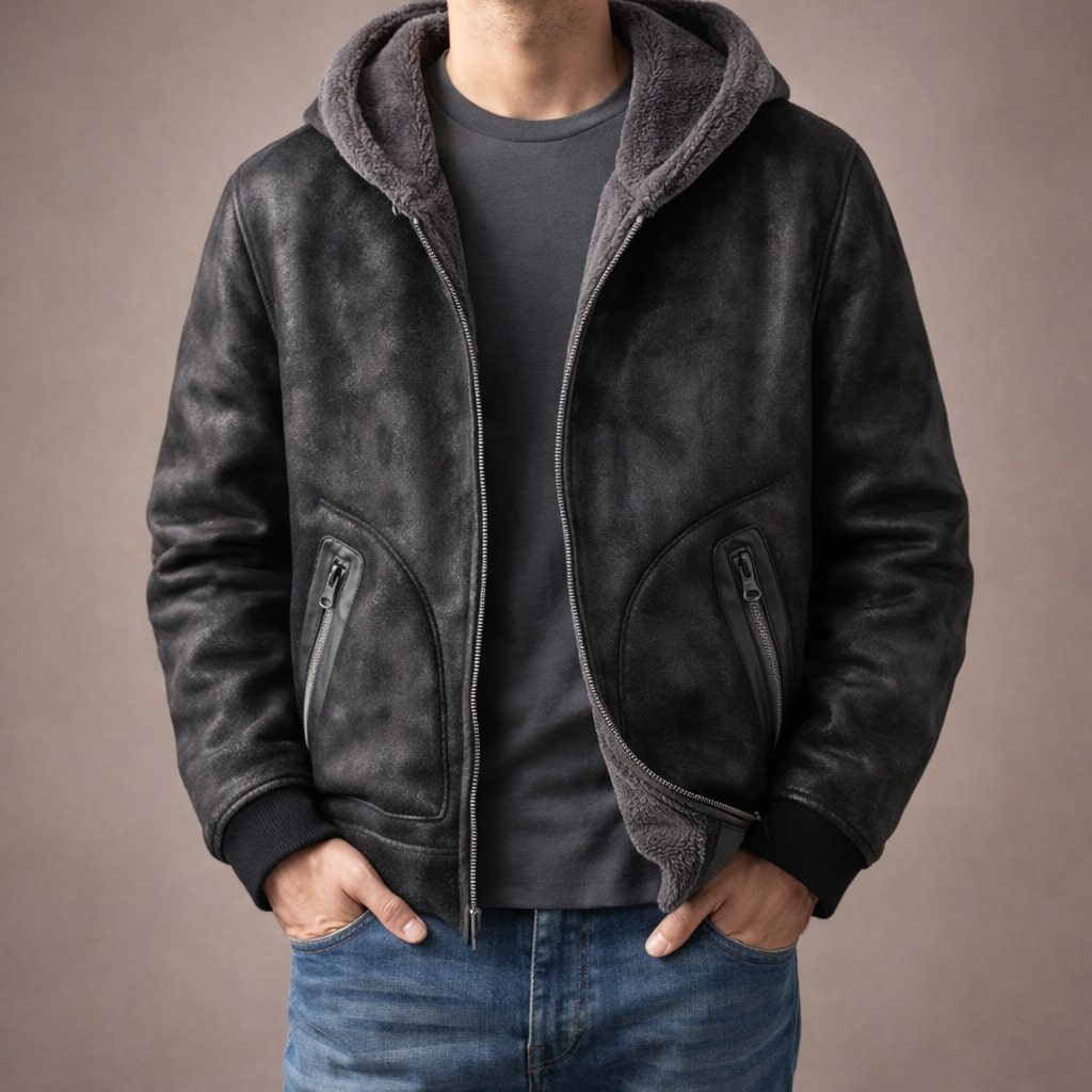 INSULATED ZIP-UP JACKET FOR MEN