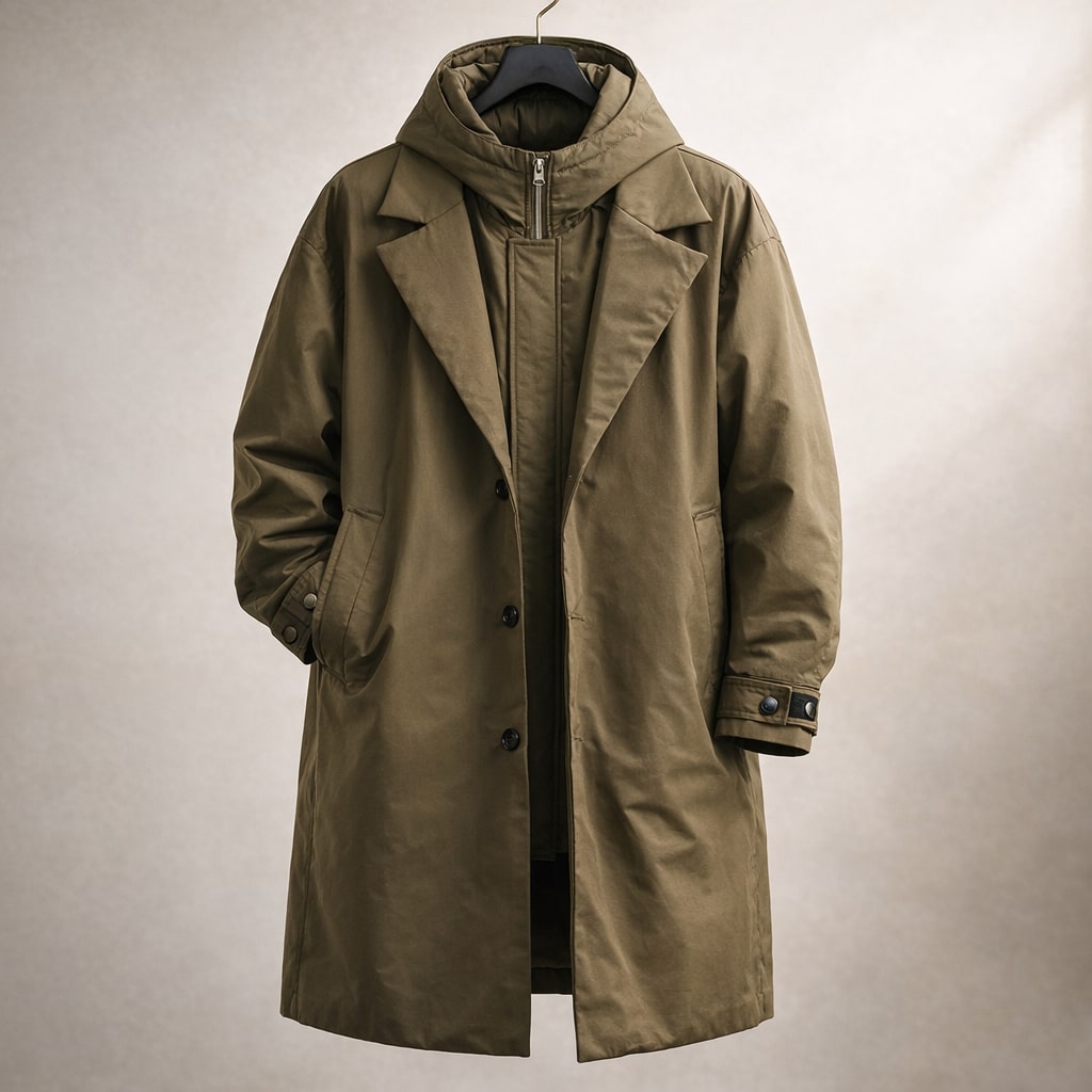 LONG OVERCOAT FOR MEN
