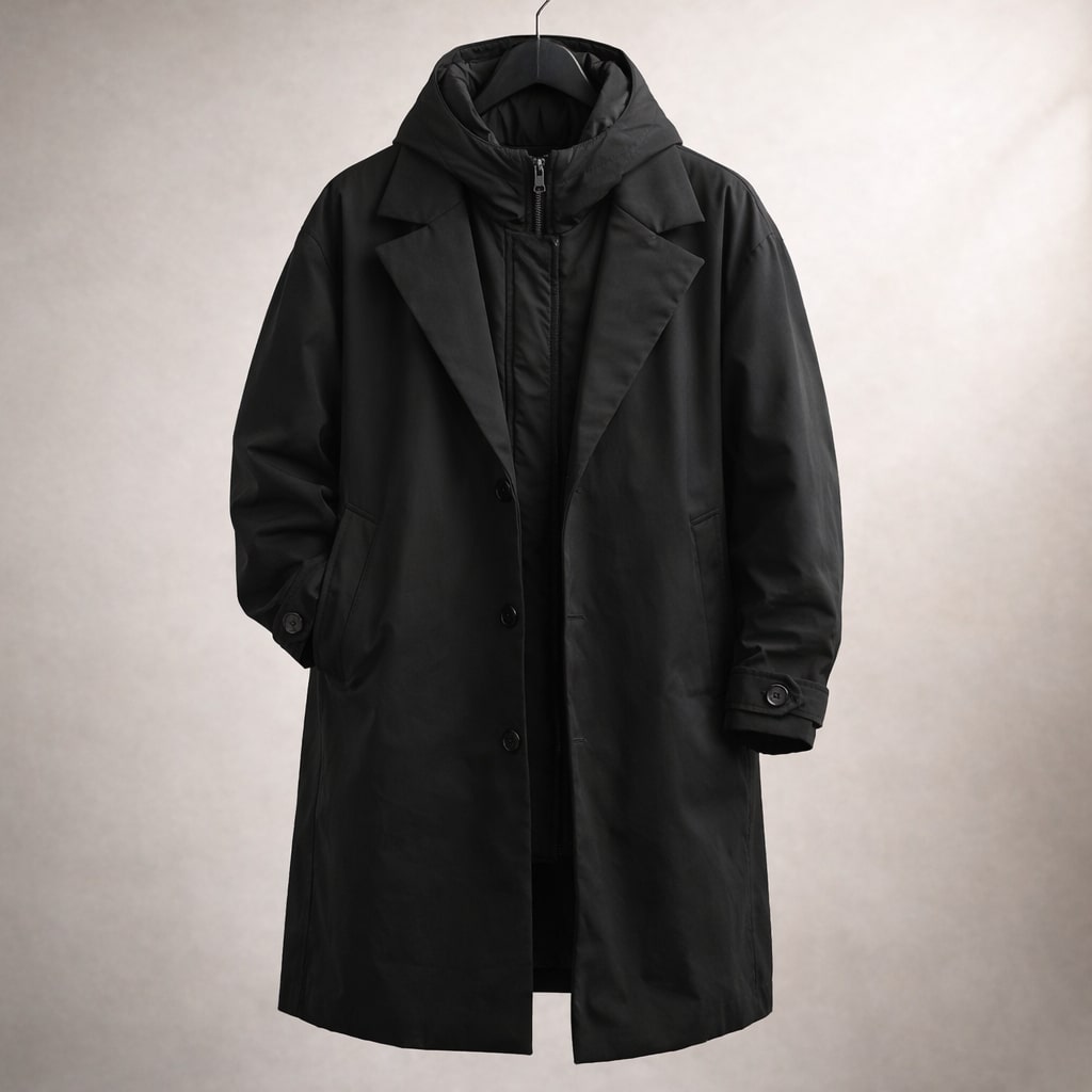 LONG OVERCOAT FOR MEN