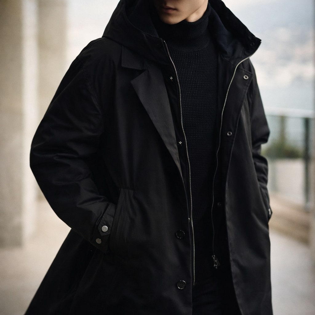 LONG OVERCOAT FOR MEN